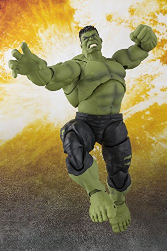 BANDAI- Hulk Figura 21 Cm Marvel Avengers Infinity War S.H.Figuarts, Multicolor (BDIMV551085)