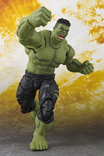 BANDAI- Hulk Figura 21 Cm Marvel Avengers Infinity War S.H.Figuarts, Multicolor (BDIMV551085)