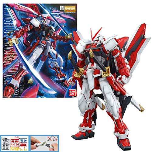 Bandai MBF-P02KAI Gundam Astray Red Frame Figura de Vinillo, 1:1000 Scale