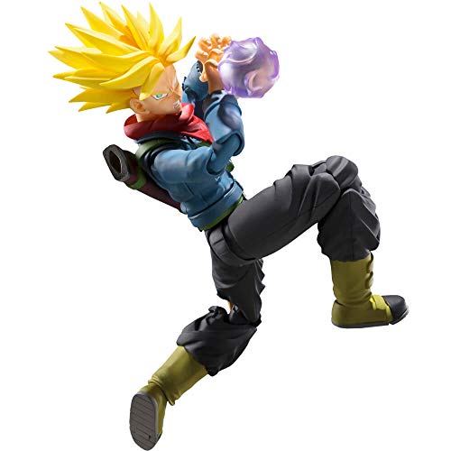 BANDAI- Trunks Future Figura 14 Cm Dragon Ball Super SH Figuarts, Multicolor (BDIDB551313)