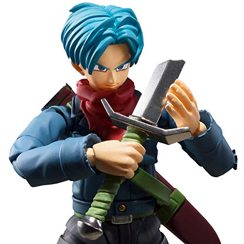 BANDAI- Trunks Future Figura 14 Cm Dragon Ball Super SH Figuarts, Multicolor (BDIDB551313)