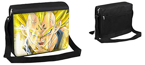 BANDOLERA GRANDE MAJIN VEGETA DRAGON BALL Z SSJ2 funda portatil