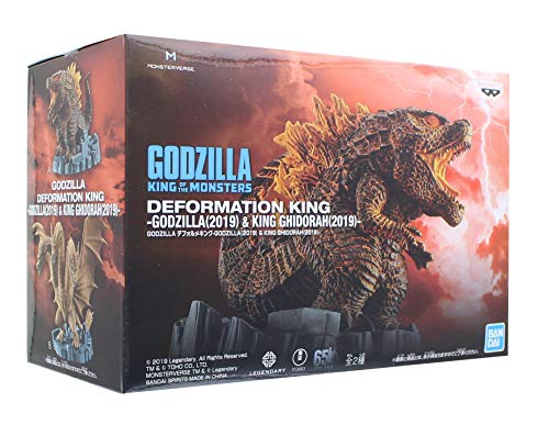 Banpresto-BP19928 Godzilla King of The Monsters, Accion, Figura Deforume Gozilla, Color (Bandai BP19928)