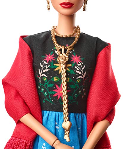 Barbie Collector, muñeca Frida Khalo de "Grandes Mujeres" (Mattel FJH65) , color/modelo surtido