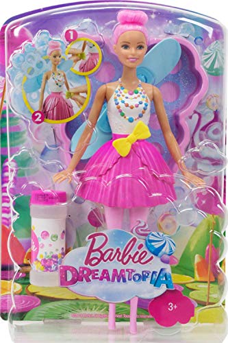 Barbie Muñeca Hada Burbujas mágicas, Color rosafarbenes haar (Mattel DVM95)