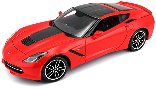 BBURAGO MAISTO France Chevrolet Corbeta Stingray Z51 Rojo 1/18 M38132R