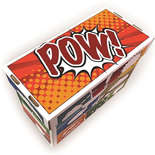 BCW (1) Art Pow! Short Comic Storage Box - Holds 150-175 Comics Bx-Short-Art-Pow by