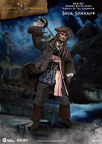 Beast Kingdom- Figura Disney Los Piratas del Caribe, Jack Sparrow (DAH-017)