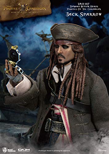 Beast Kingdom- Figura Disney Los Piratas del Caribe, Jack Sparrow (DAH-017)