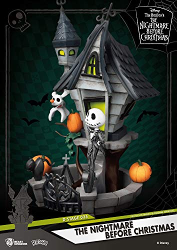 Beast Kingdom Toys Nightmare Before Christmas D-Stage PVC Diorama Jack's Haunted House 15 cm