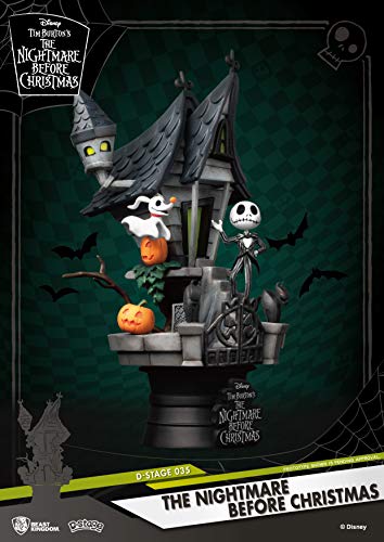 Beast Kingdom Toys Nightmare Before Christmas D-Stage PVC Diorama Jack's Haunted House 15 cm