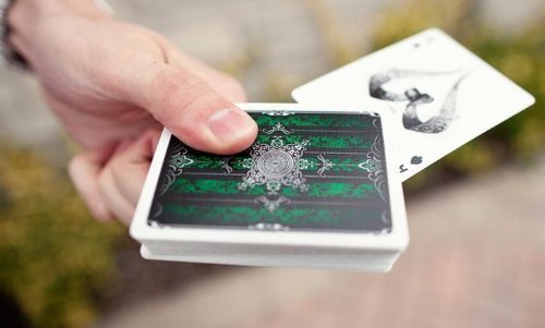 Bicicleta artificio baraja naipes verde esmeralda por Ellusionist Bicycle Artifice Deck Playing Cards Green Emerald by Ellusionist