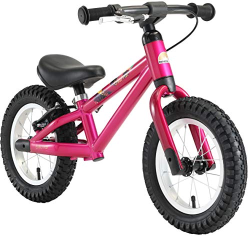 BIKESTAR Bicicleta sin Pedales para niños y niñas 3-4 años | Bici con Ruedas de 12" Edición Bici de montaña | Violeta