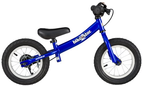 BIKESTAR Bicicleta sin Pedales para niños y niñas | Bici 12 Pulgadas a Partir de 3-4 años con Freno | 12" Edición Sport Azul