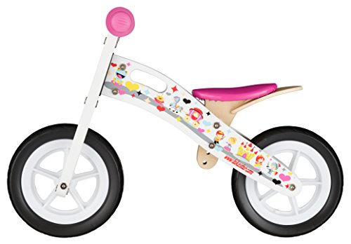 BIKESTAR Bicicleta sin Pedales para niños y niñas | Bici Madera Pulgadas a Partir de 2-3 años | 10" Edición Sport Blanco