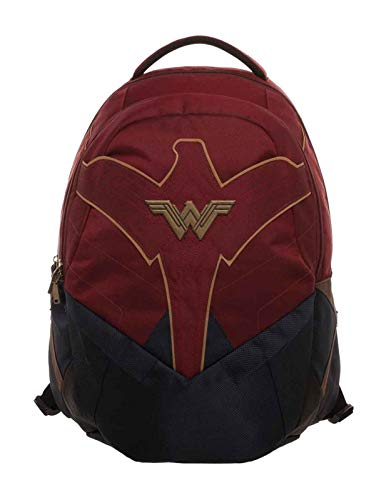 Bioworld - Difuzed Wonder Woman, Mochila Unisex Adulto, Rojo, One Size