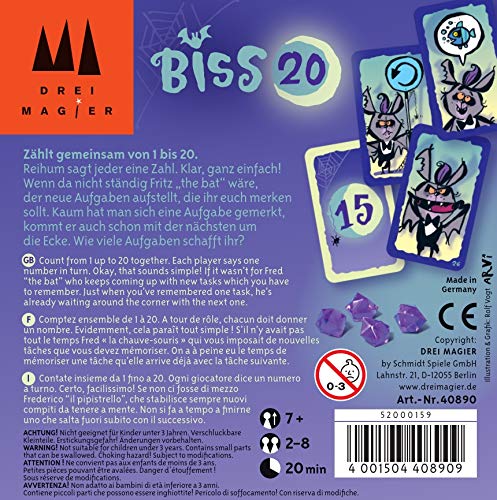 Biss 20, DREI Magier Juego de Cartas