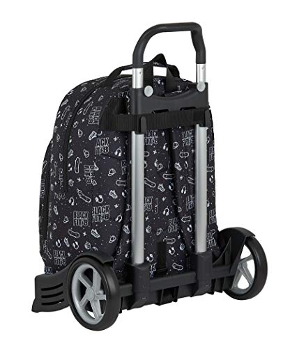 Blackfit8 Mochila 305 con Carro Evolution Reciclable Sport Galaxy, 320x150x420mm