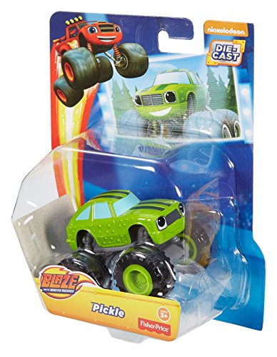 Blaze y los Monster Machines de Nickelodeon - Vehículo Pickle, Color Verde(Mattel CGF23)