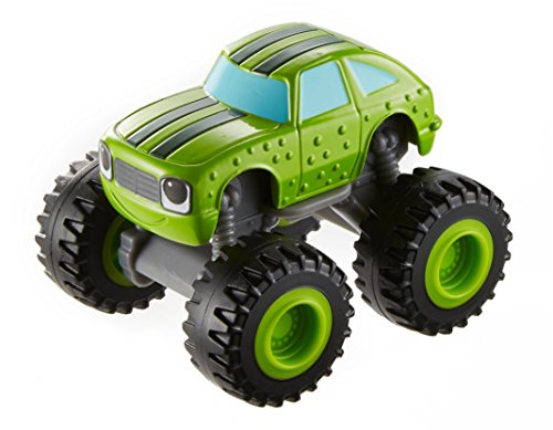 Blaze y los Monster Machines de Nickelodeon - Vehículo Pickle, Color Verde(Mattel CGF23)