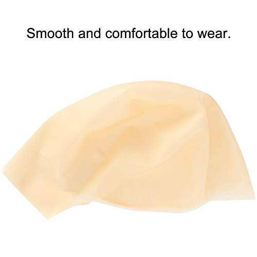 Boao Gorras Calvas Látex Calvas para Gorra de Peluca de Cabeza Calva de Maquillaje para Adultos Accesorio de Vestuario (1 Paquete)