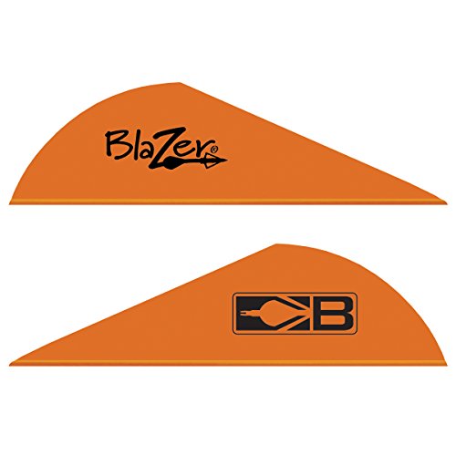 Bohning 10831 No2 Blazer Vanes (, Naranja neón, 36 Unidades)