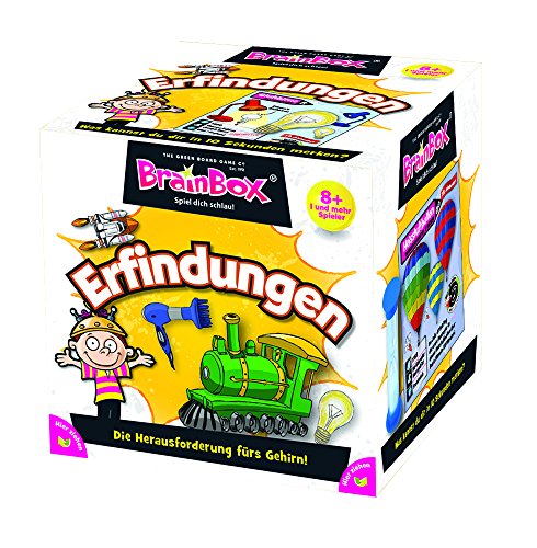 Brain Box- Invenciones, Educativo, Juego de cualizador para niños a Partir de 8 años, Color (Green Board Game 94915)