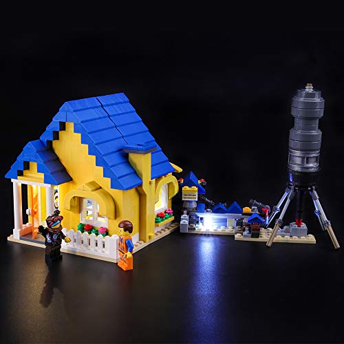 BRIKSMAX Kit de Iluminación Led para Lego Película 2 Casa de los Sueños/Cohete de Rescate de Emmet,Compatible con Ladrillos de Construcción Lego Modelo 70831, Juego de Legos no Incluido