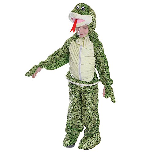 Bristol Novelty CC080 Disfraz de serpiente, unisex, para niño, tamaño mediano