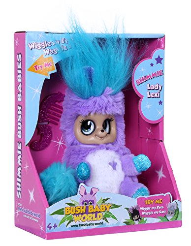 Bush bebé Mundo 2311 Shimmies Azul Lady de Peluche GX53