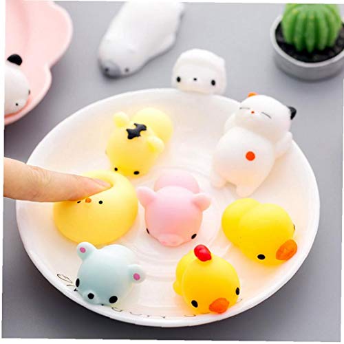 Canjerusof Kawaii Mochi Animales Squishies Juguetes Lindo Mini Suave Blando Forma del Cerdo del Alivio de tensión Bolas Juguetes