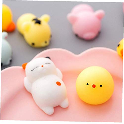 Canjerusof Kawaii Mochi Animales Squishies Juguetes Lindo Mini Suave Blando Forma del Cerdo del Alivio de tensión Bolas Juguetes