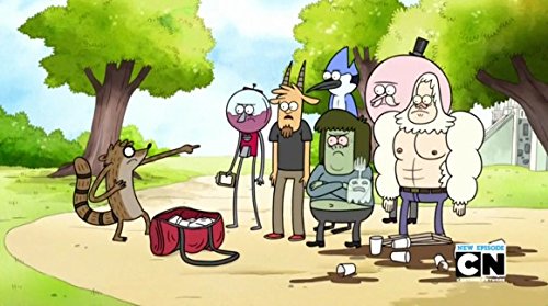 Cartoon Network Regular Show - Peluche Rigby (Mapache Marrón Sentado 21cm y de pie 26cm) de la Serie de Regular Show - Quality Super Soft