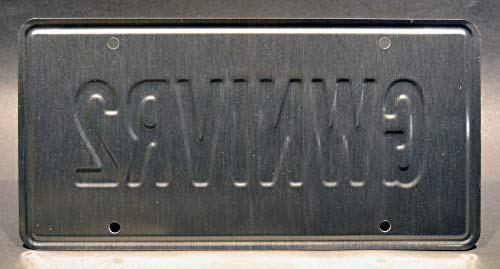 Celebrity Machines Onward | GWNIVR2 | Metal Stamped License Plate