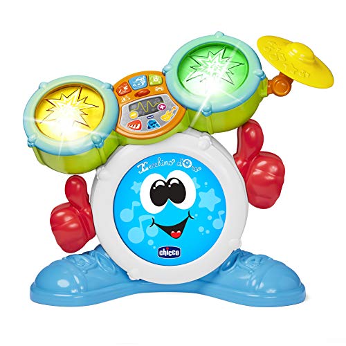 Chicco – Juego Rocky la batería, instrumento musical, 1 – 4 años , color/modelo surtido