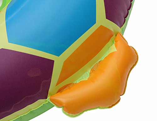 Chickwin Anillo De Natación Cute Niños Infantil Hinchable De natación Anillo Flotador Asiento Barco Piscina Baño Aeguridad (Tortuga)