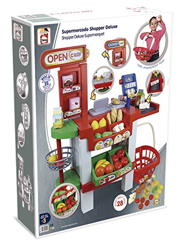 Chicos - Supermercado Shopper Deluxe, Tienda de Juguete con Sonido y 30 Accesorios Incluidos, a Partir de 3 Años, Medidas - 73.5 x 50 x 91.1 cm (84104)