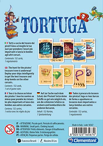 Clementoni 16567 - Tortuga Pirata, Juego de Mesa, Multicolor