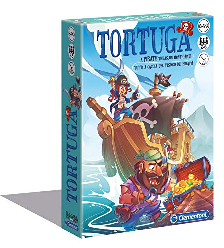 Clementoni 16567 - Tortuga Pirata, Juego de Mesa, Multicolor