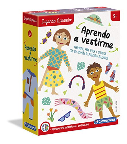 Clementoni - Aprendo a Vestirme Juego Educativo, Multicolor (55306)