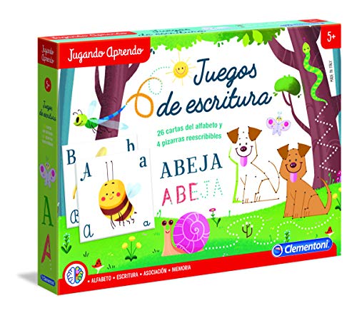 Clementoni - Jugando Aprendo Juegos de Escritura, Multicolor (65599)