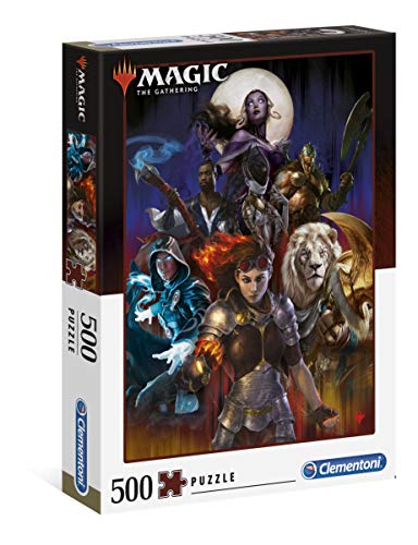 Clementoni Magic The Gathering-Fabricado en Italia-Rompecabezas para Adultos de 500 Piezas (35089)