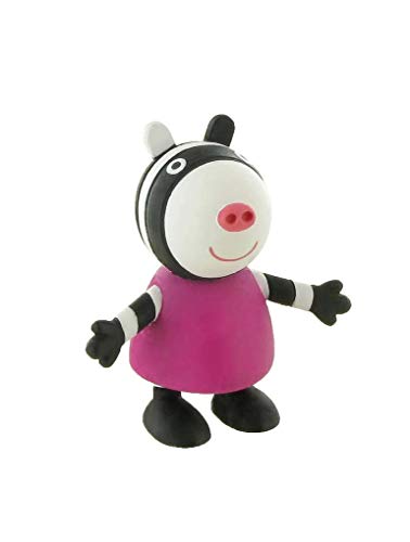 Comansi Zoe Zebra Peppa Pig. Figura licenciada no articulada, Multicolor (Y90153)