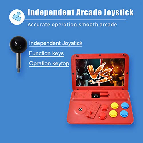 Consola de Juegos Arcade, A13 Joystick Arcade Simulador de CPU de cuatro núcleos Consola de videojuegos 2500 Juegos Arcade Video Joystick Gamepad, Soporte HDMI link, Con una pantalla de 10.1 pulgadas