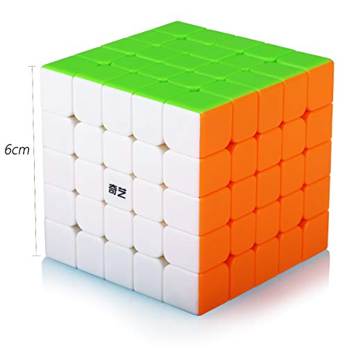 Cubo Magico 5x5 5x5x5 Speed Cube Puzzle Cubo de la Velocidad Niños Juguetes Educativos, Stickerless