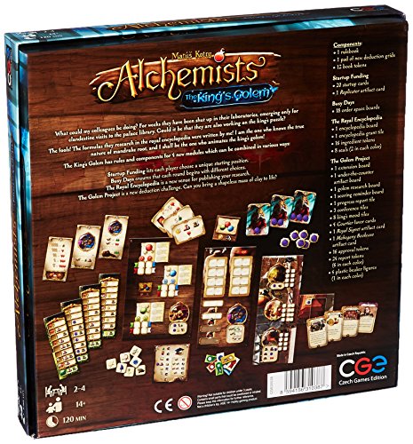 Czech Games Edition CGE00038 Alchemists: The King'S Golem - Juego de Mesa (Contenido en alemán)