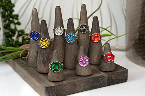 dc comics Green Lantern Power Rings Emotional Spectrum Power Rings | 9 Ring Set