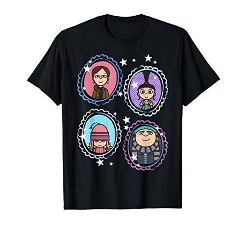 Despicable Me Minions Family Circular Photos Camiseta