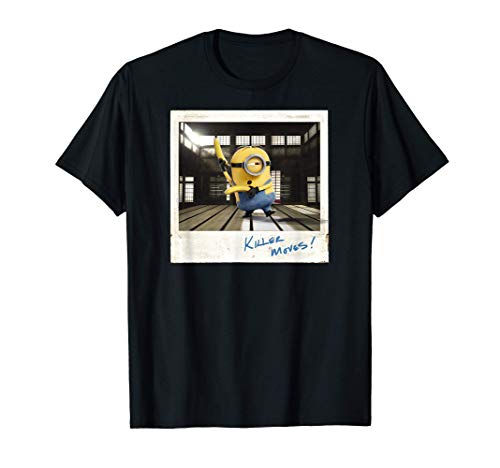 Despicable Me Minions Stuart Poloroid Moves Camiseta