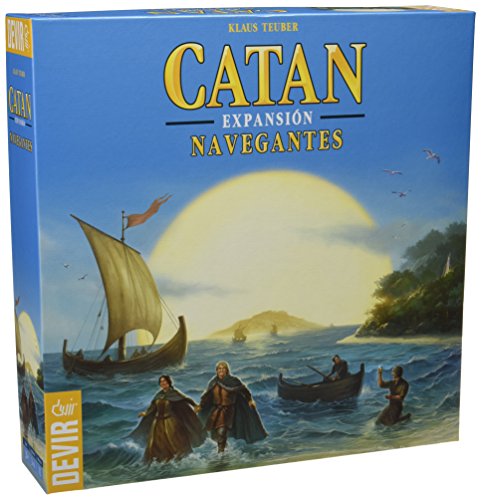 Devir - Catan, Juego de Mesa - Idioma Castellano (BGCATAN) + Catan, expansión Navegantes, Juego de Mesa (BGNAVEGANTES)